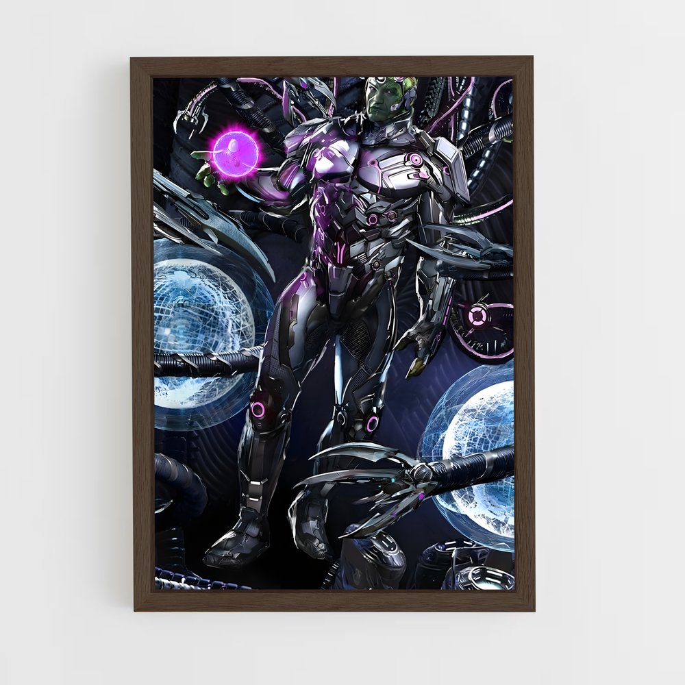 ap-brainiac-7 cadre Bois foncé