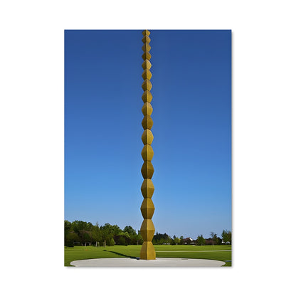 Poster Brancusi endless column 19807