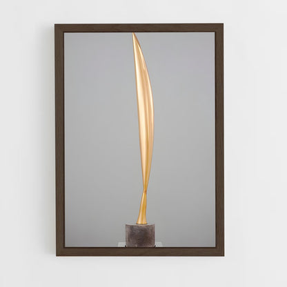ap-brancusi bird in space-2 cadre Bois foncé