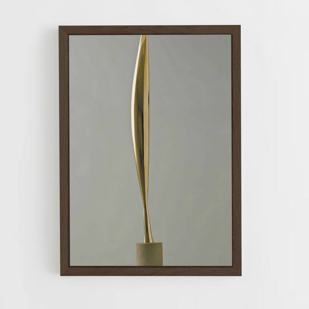 ap-brancusi bird in space-3 cadre Bois foncé