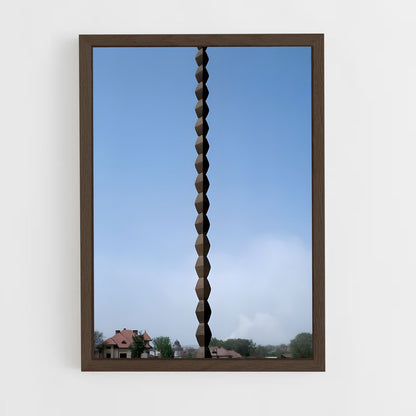 ap-brancusi endless column-3 cadre Bois foncé