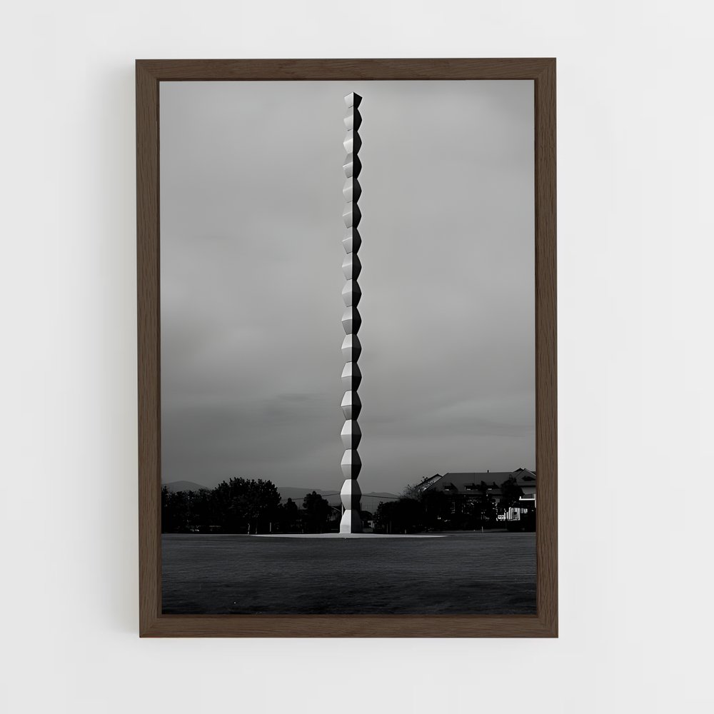 ap-brancusi endless column-4 cadre Bois foncé