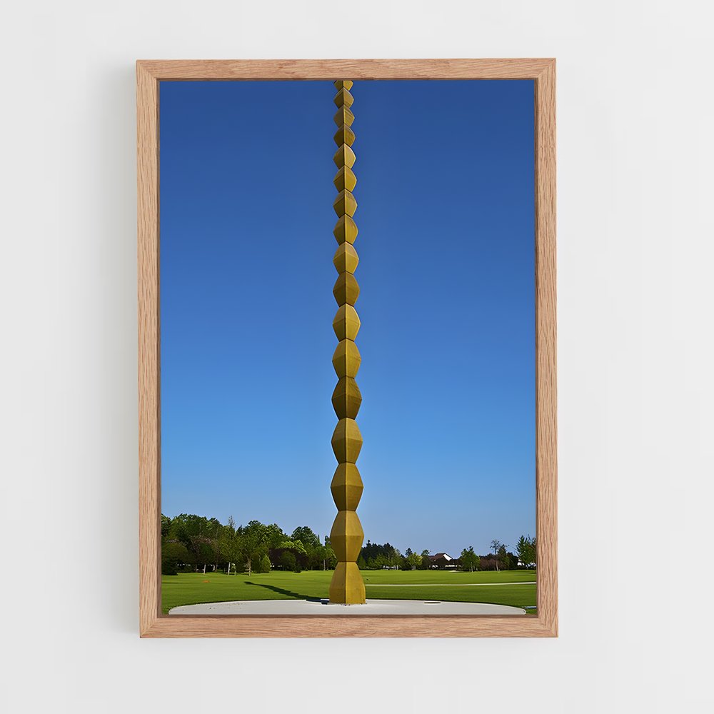 ap-brancusi endless column-8 cadre Bois clair