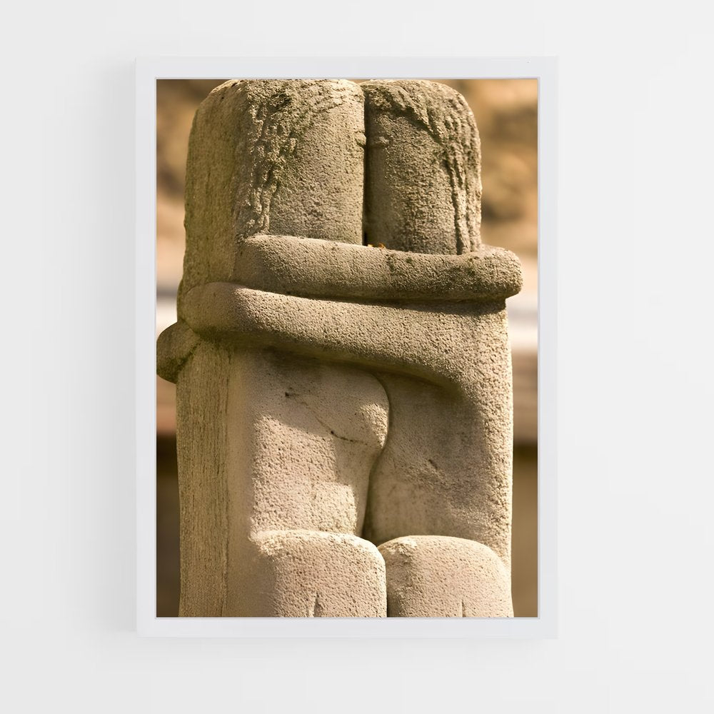 ap-brancusi kiss-4 cadre Blanc