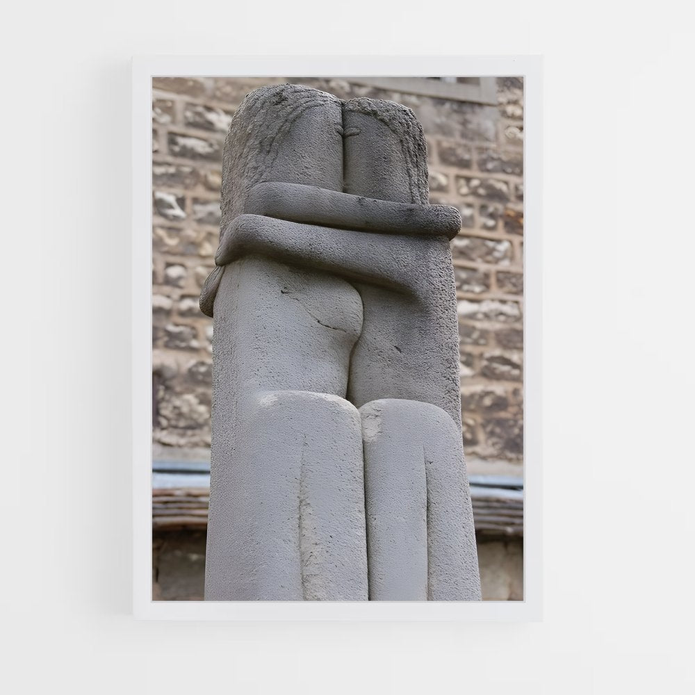 ap-brancusi kiss-7 cadre Blanc