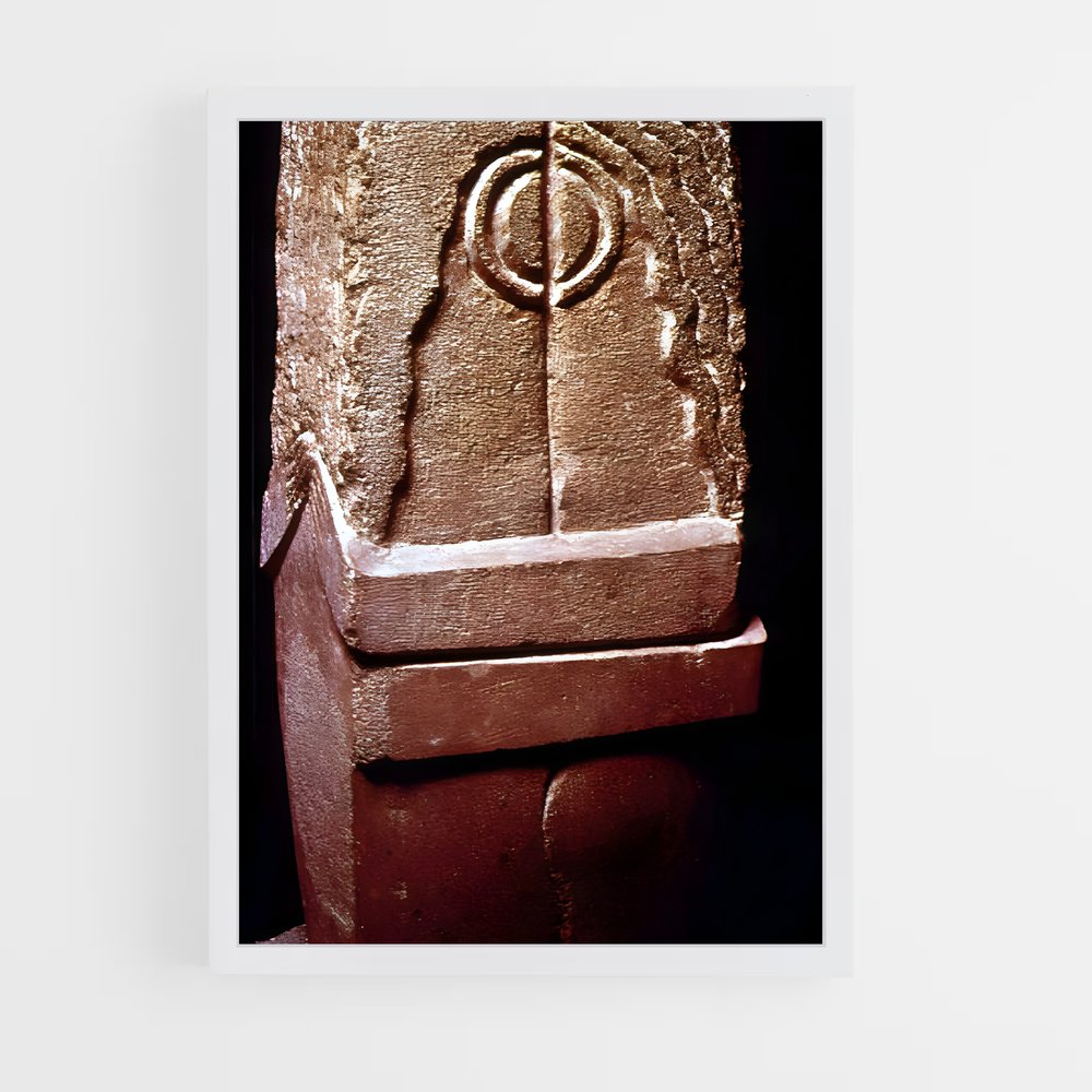 ap-brancusi kiss-8 cadre Blanc