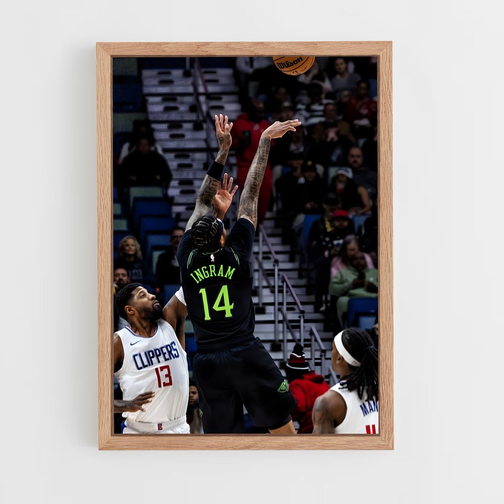 ap-brandon ingram-5 cadre Bois clair