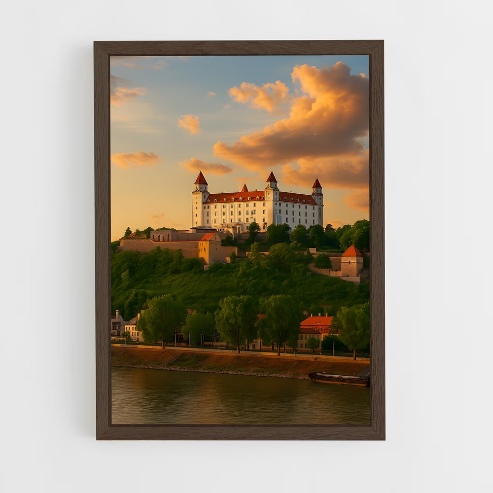 ap-bratislava castle-4 cadre Bois foncé