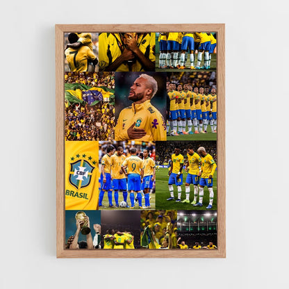 ap-brazil national football team-2 cadre Bois clair