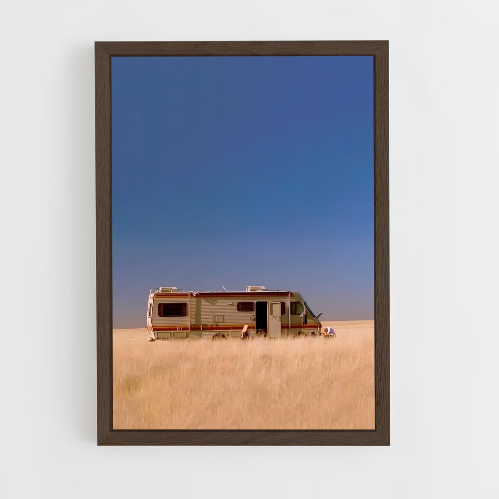ap-breaking bad-2 cadre Bois foncé