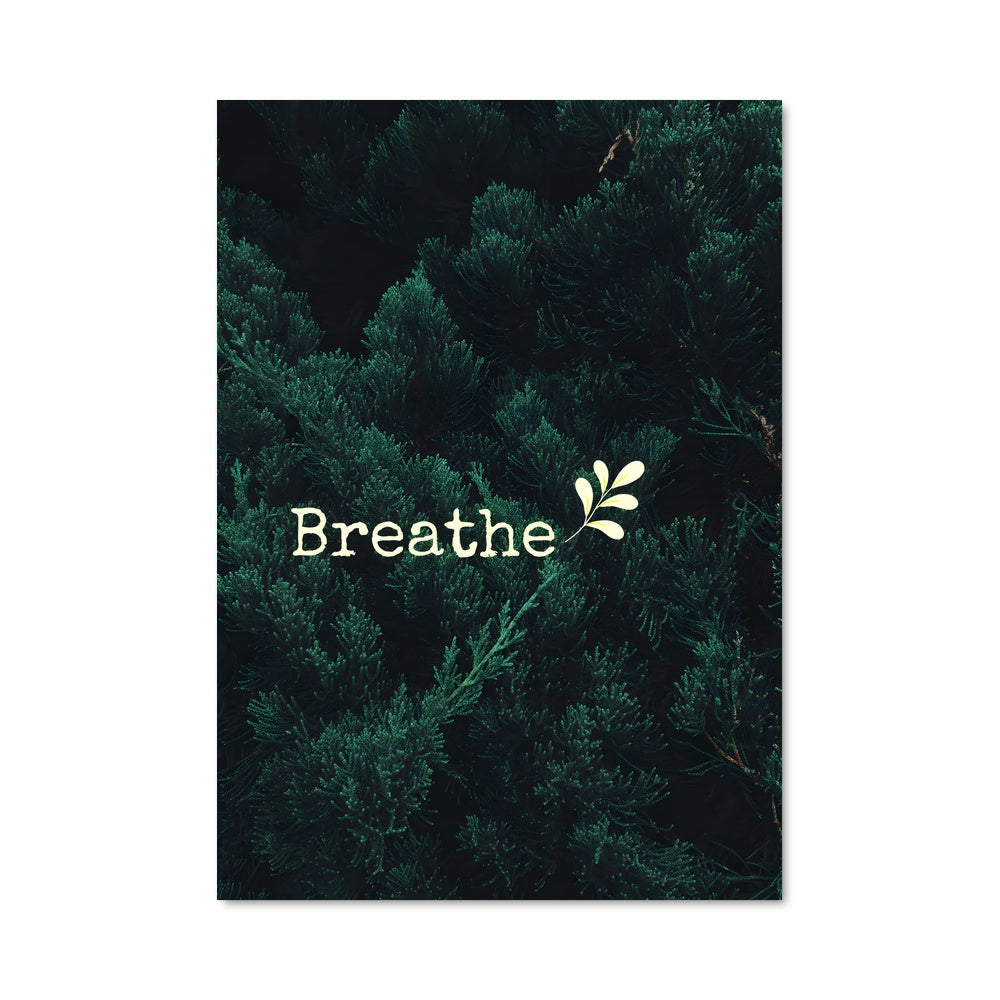 Poster Respire Vert