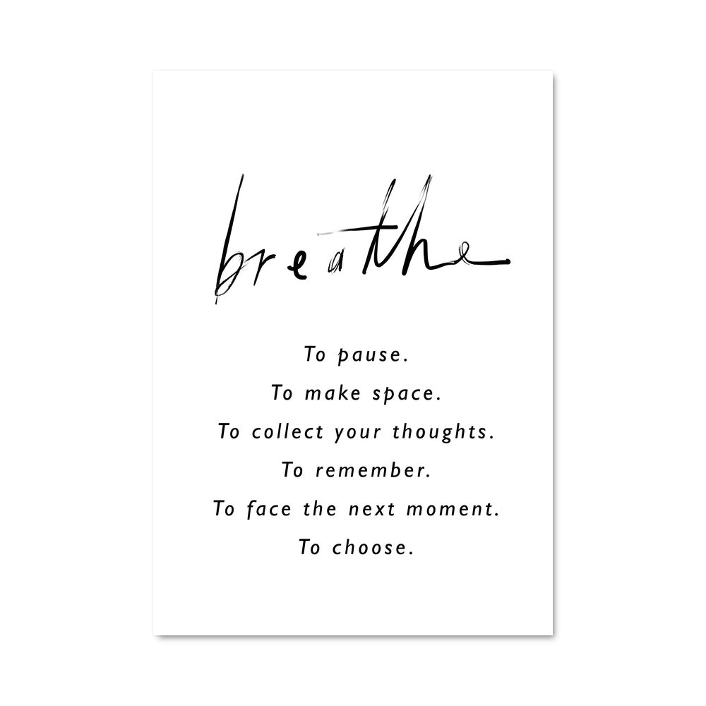 Poster Respire à Plein Poumons