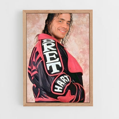 ap-bret hart-2 cadre Bois clair