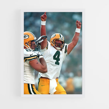 ap-brett favre-4 cadre Blanc
