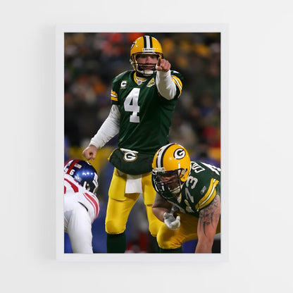 ap-brett favre-5 cadre Blanc