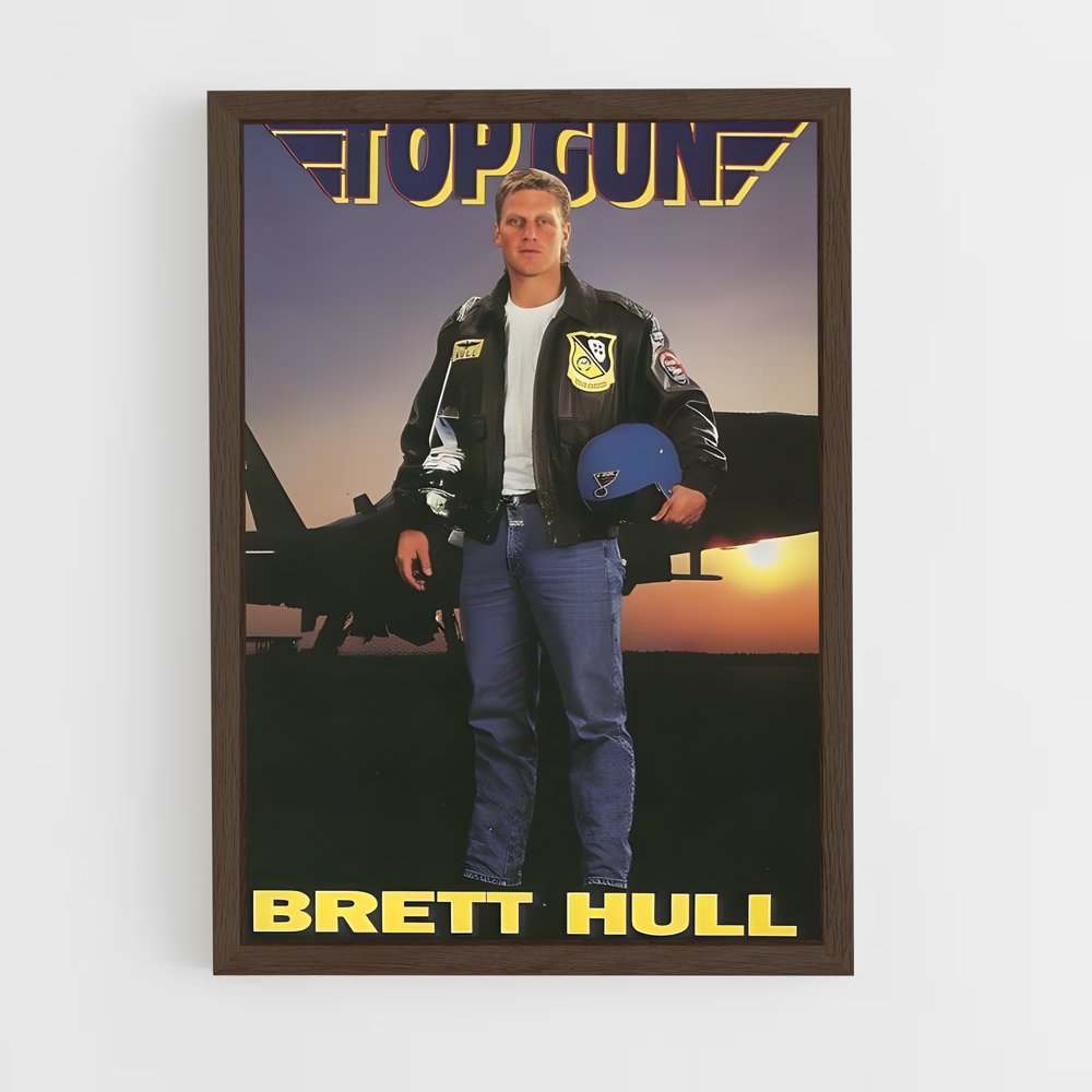 ap-brett hull-2 cadre Bois foncé