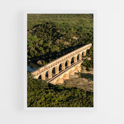 ap-bridge du gard-1 cadre Blanc