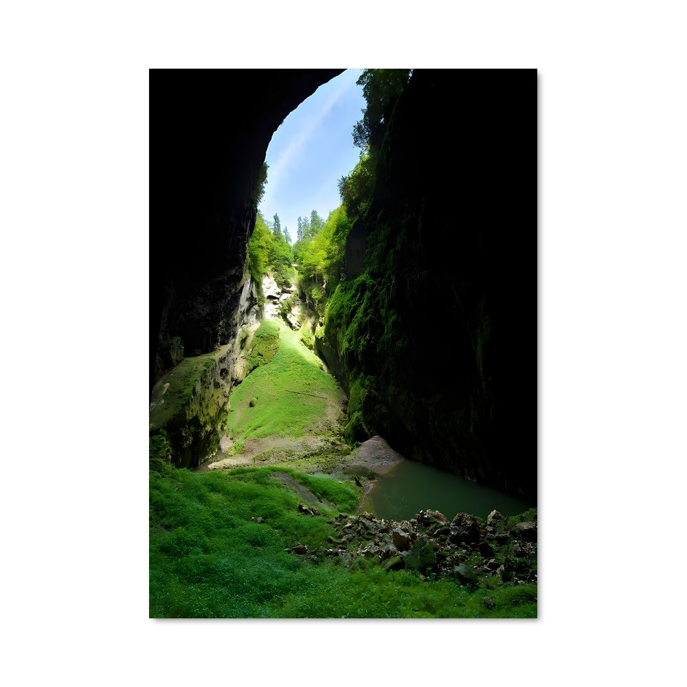 Poster Rivière Caverneuse