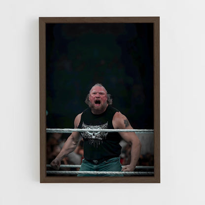 ap-brock lesnar-8 cadre Bois foncé