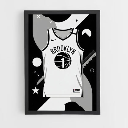 ap-brooklyn nets-8 cadre Noir