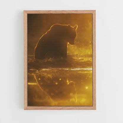 ap-brown bear-5 cadre Bois clair