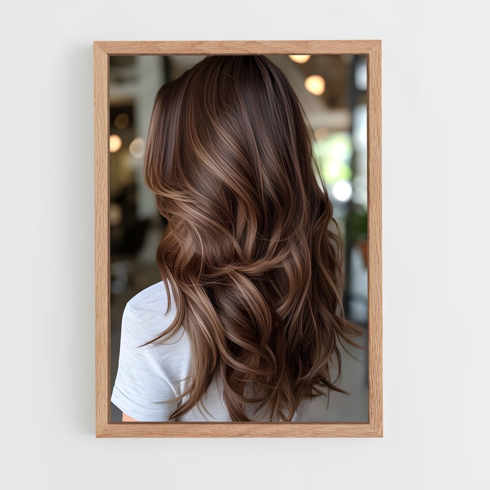 ap-brunette hair-3 cadre Bois clair