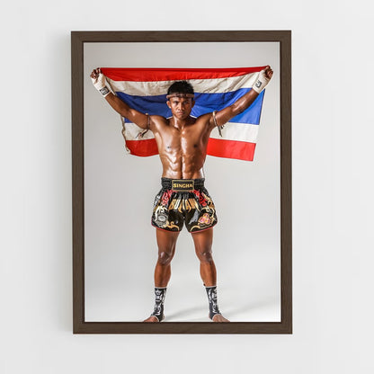 ap-buakaw banchamek-1 cadre Bois foncé
