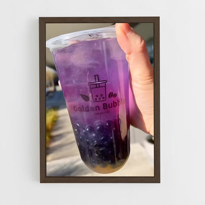 ap-bubble tea-2 cadre Bois foncé