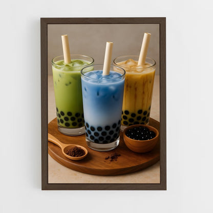 ap-bubble tea-3 cadre Bois foncé