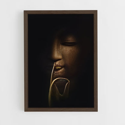 ap-buddha-3 cadre Bois foncé