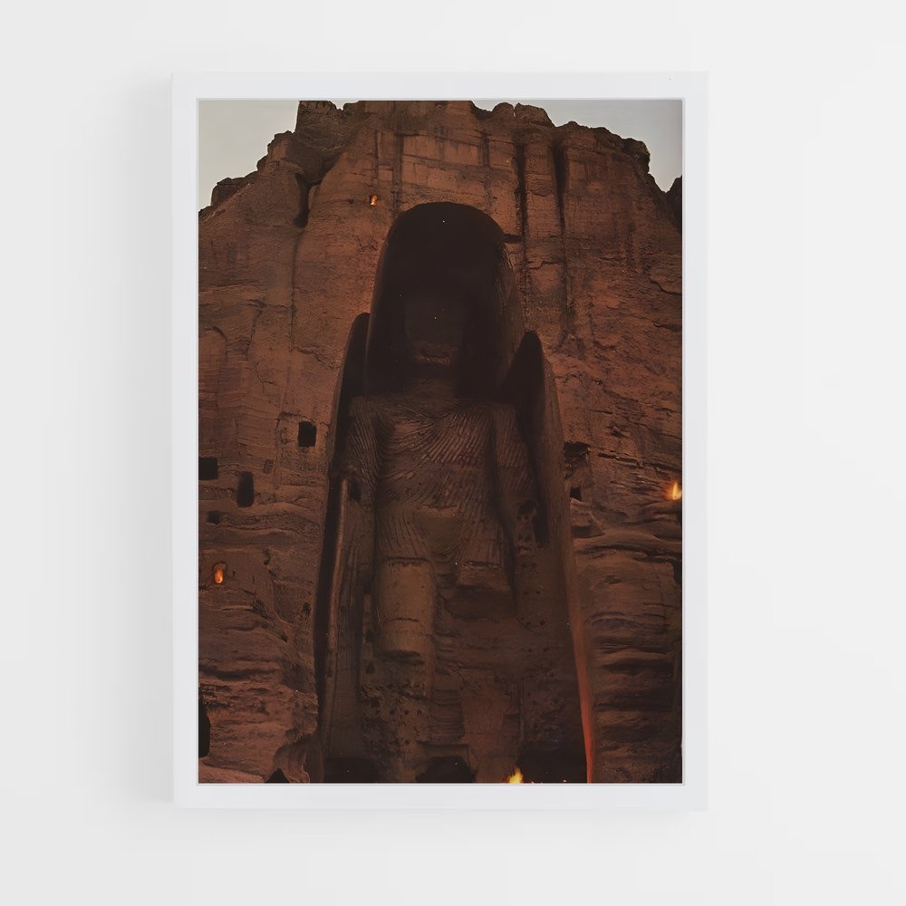 ap-buddhas of bamyan-1 cadre Blanc