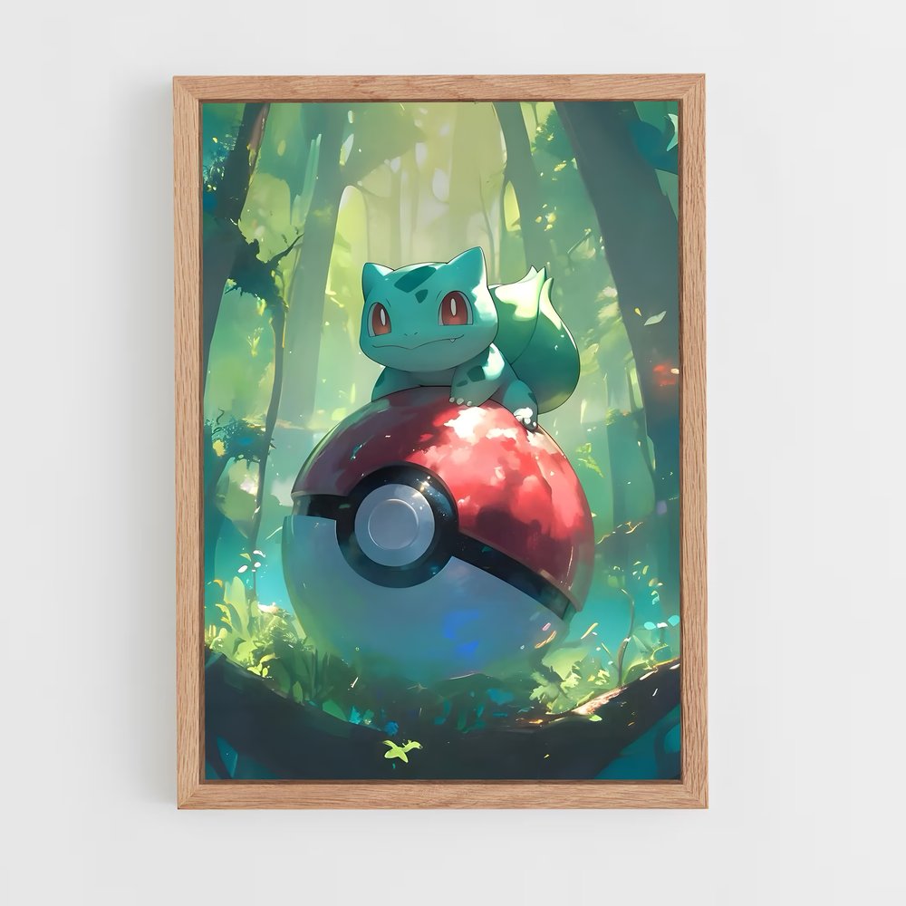 ap-bulbasaur-6 cadre Bois clair
