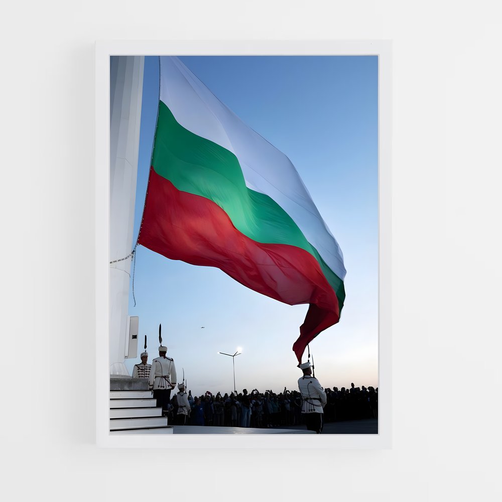 ap-bulgaria flag-3 cadre Blanc