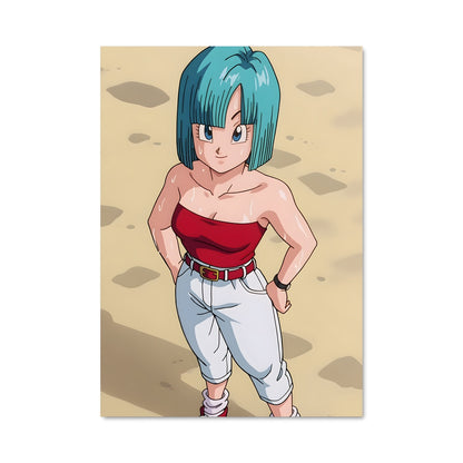 Poster Bulma et le Style Éclatant
