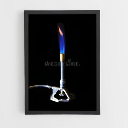 ap-bunsen burner-4 cadre Noir