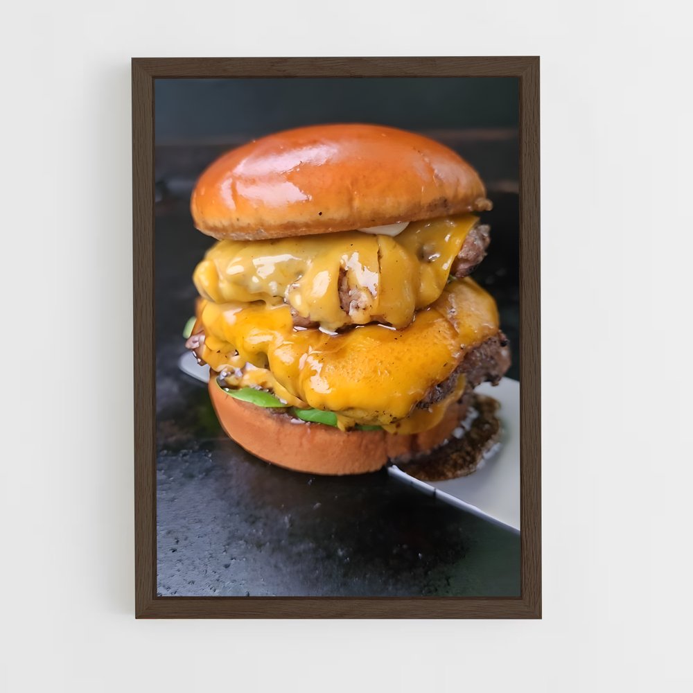 ap-burger-2 cadre Bois foncé