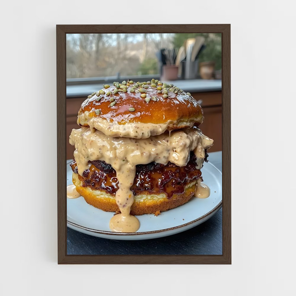 ap-burger-4 cadre Bois foncé