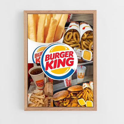 ap-burger king-3 cadre Bois clair