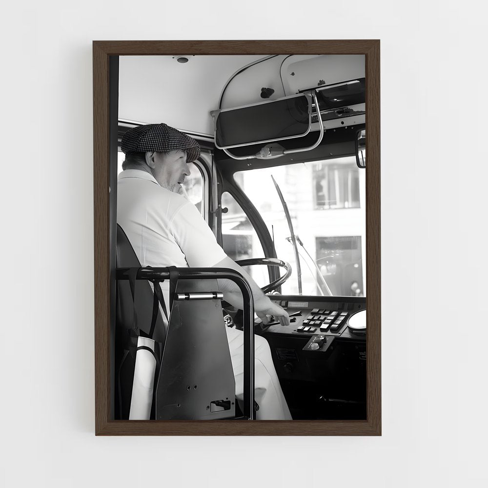 ap-bus driver-1 cadre Bois foncé
