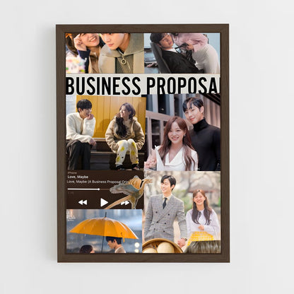 ap-business proposal-2 cadre Bois foncé