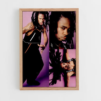 ap-busta rhymes-7 cadre Bois clair