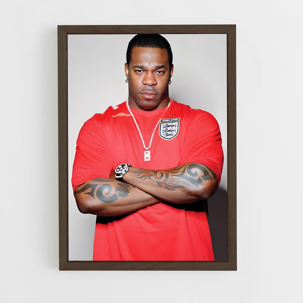 ap-busta rhymes-9 cadre Bois foncé
