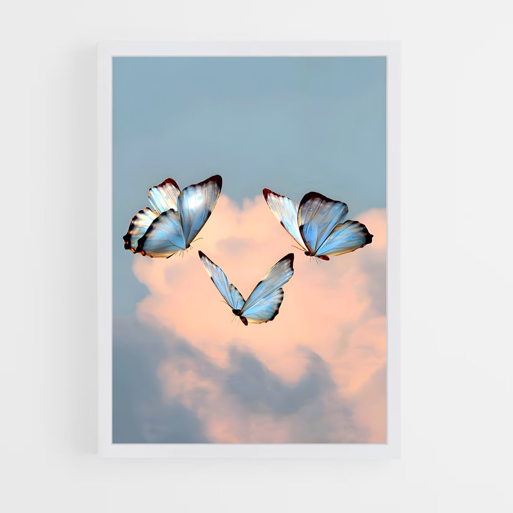 ap-butterfly-1 cadre Blanc