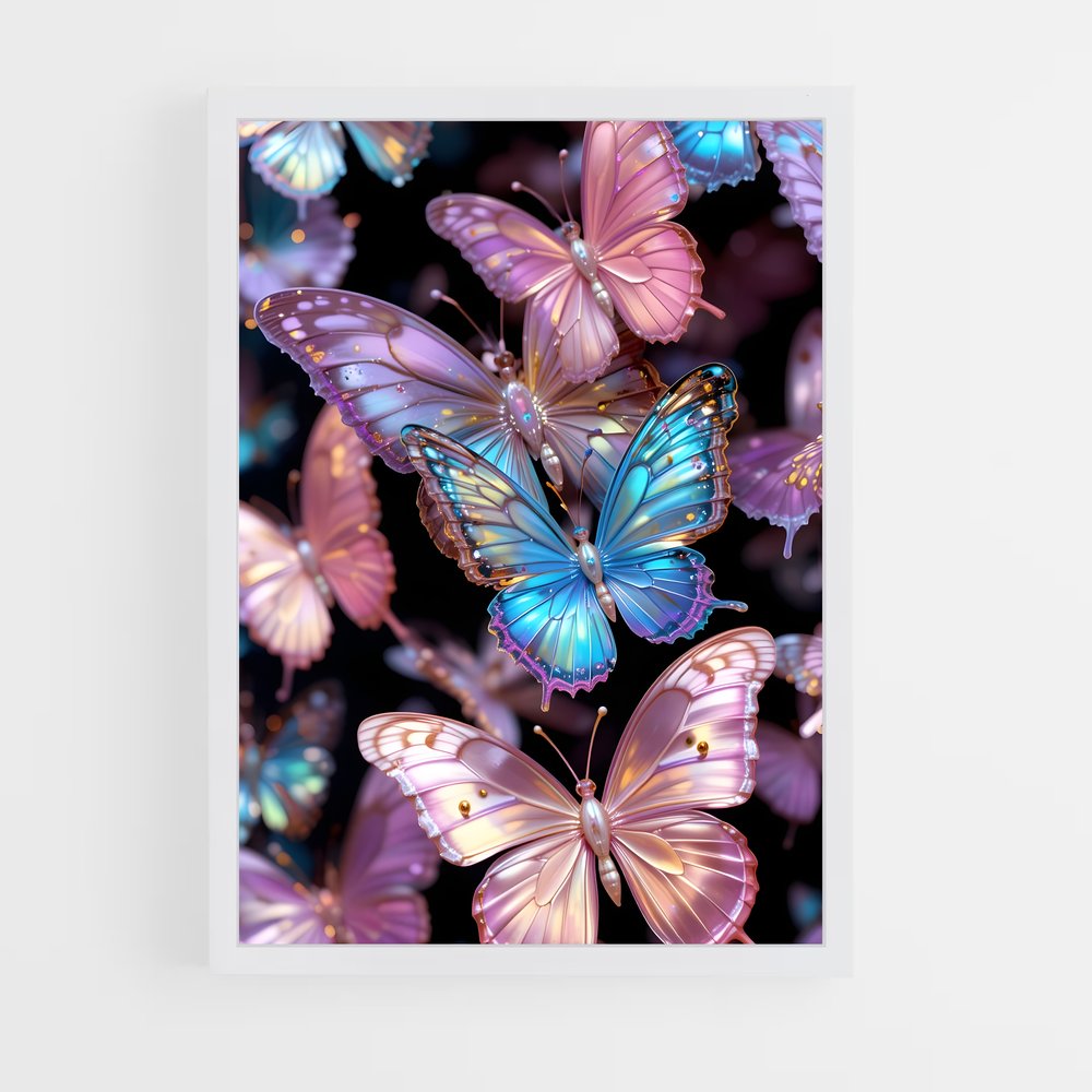 ap-butterfly-18 cadre Blanc