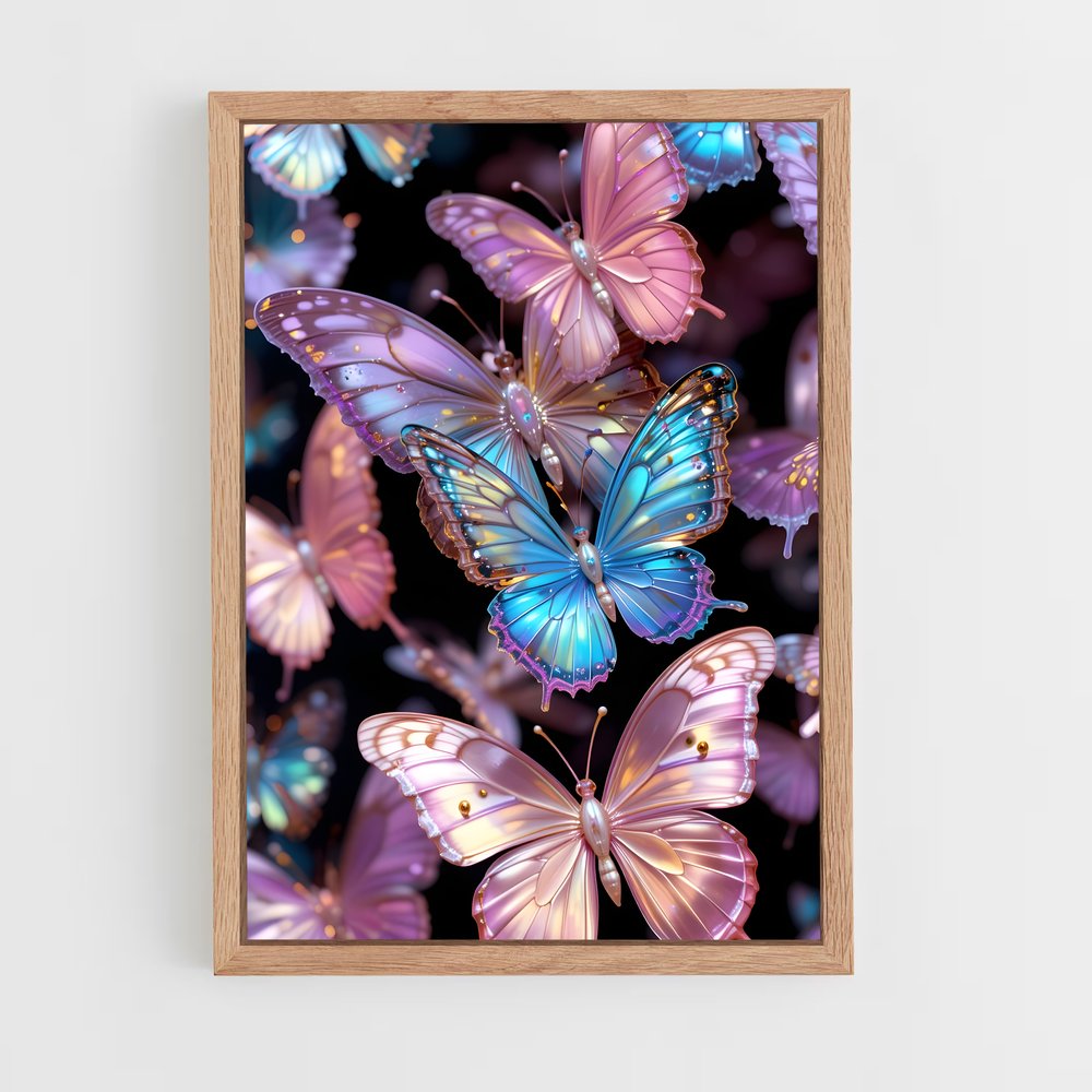 ap-butterfly-18 cadre Bois clair