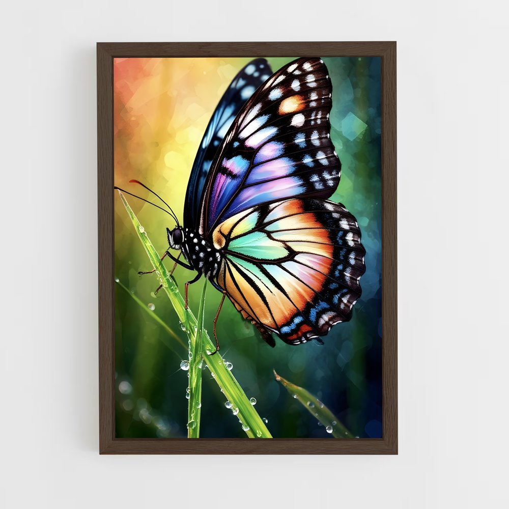 ap-butterfly-3 cadre Bois foncé