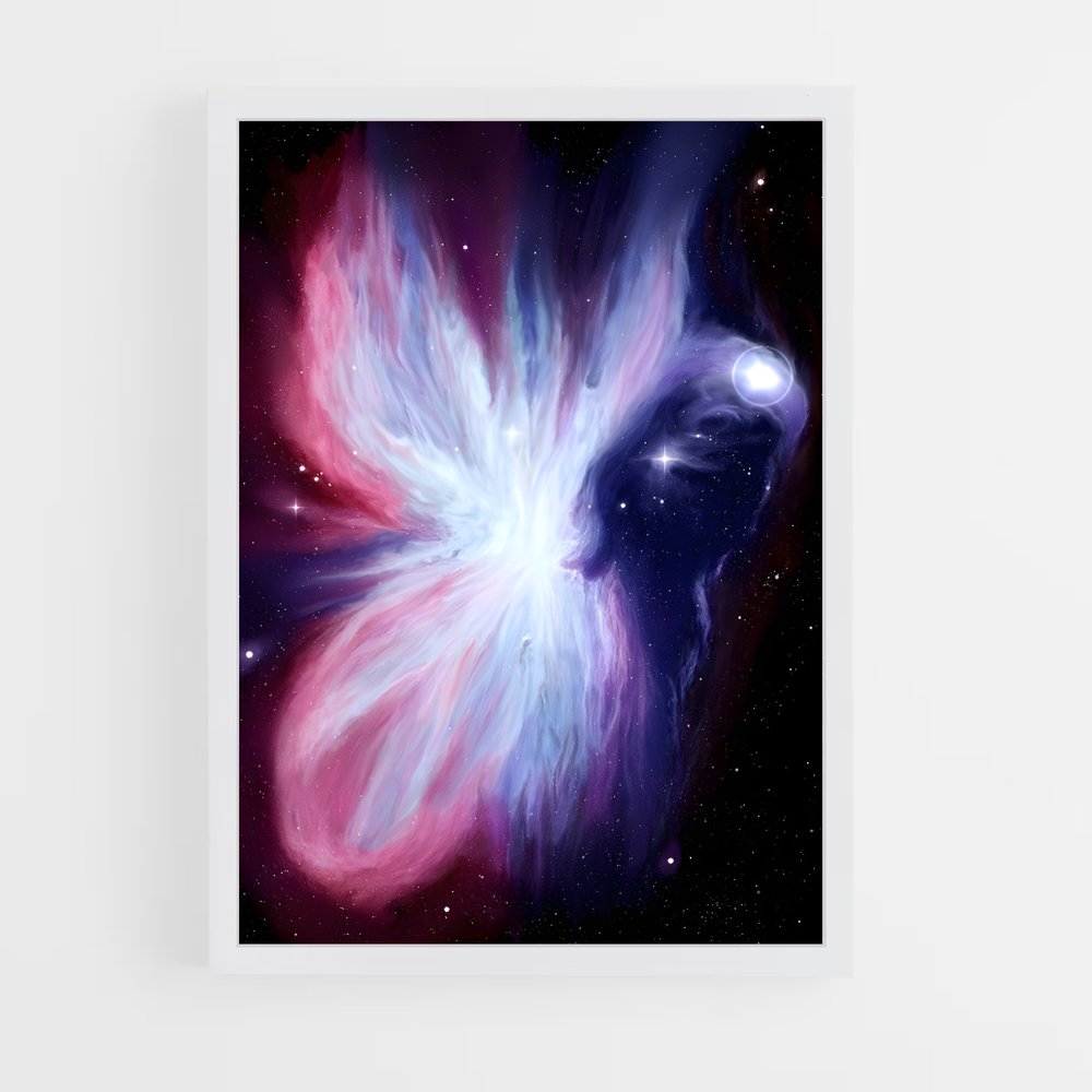 ap-butterfly nebula-5 cadre Blanc