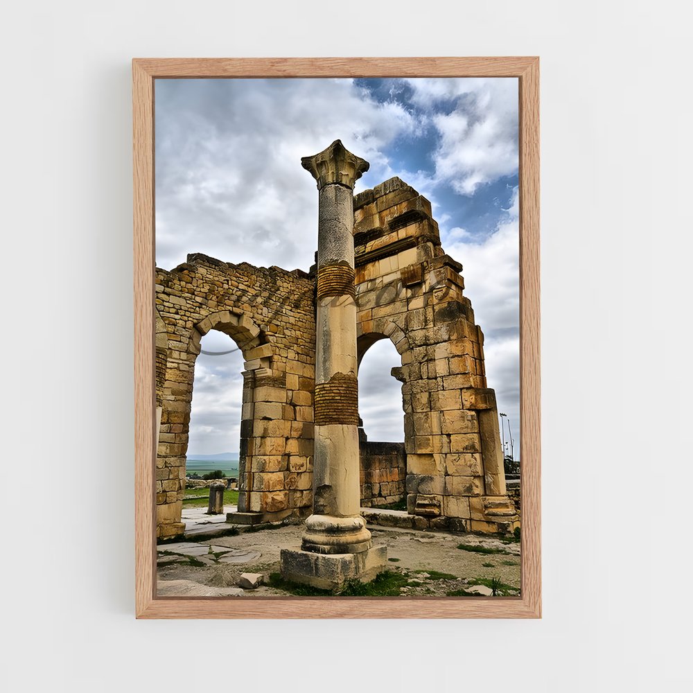 ap-byblos ruins-4 cadre Bois clair