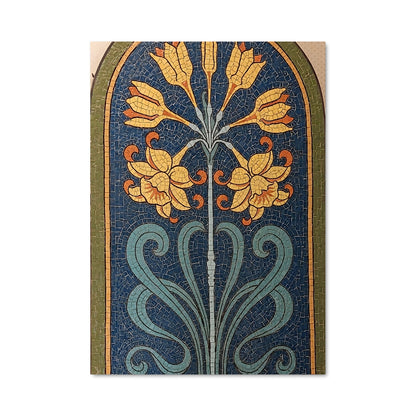 Poster Fleur Byzantin
