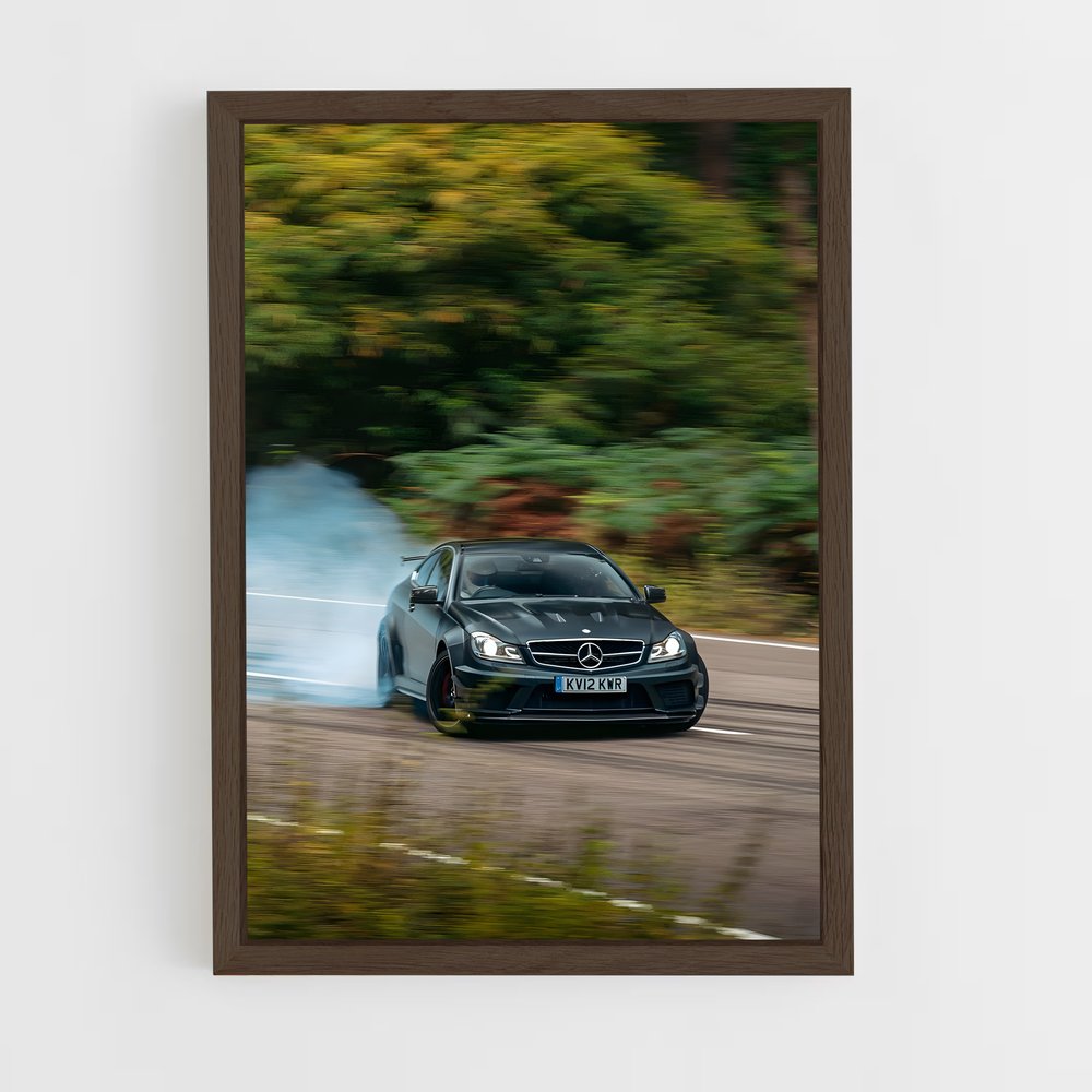 ap-c63 amg black series-3 cadre Bois foncé